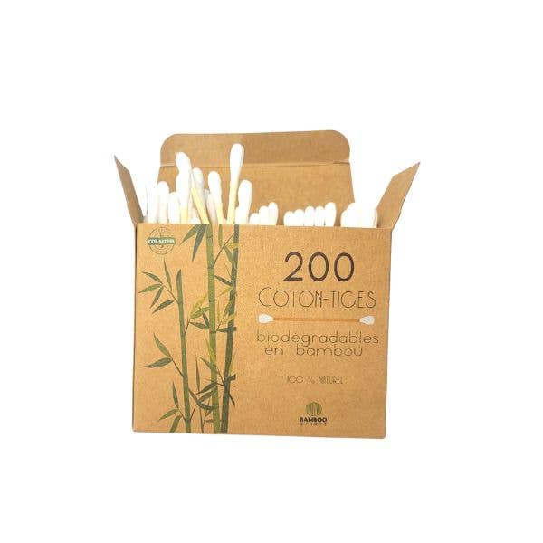 Bamboo Spirit - Wholesale Cotton Swab/Q-Tip - 200 Bamboo cotton swabs1