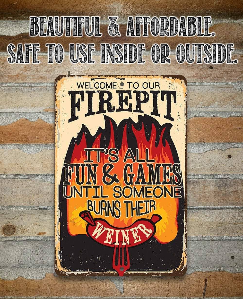 Lone Star Art Metal Signs - Wholesale Sign - It's All Fun and Games - Metal Sign2
