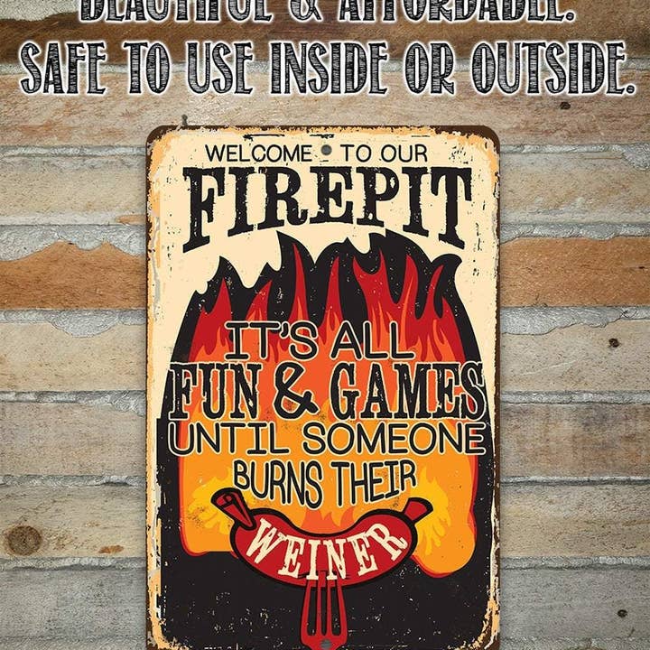 Lone Star Art Metal Signs - Wholesale Sign - It's All Fun and Games - Metal Sign2