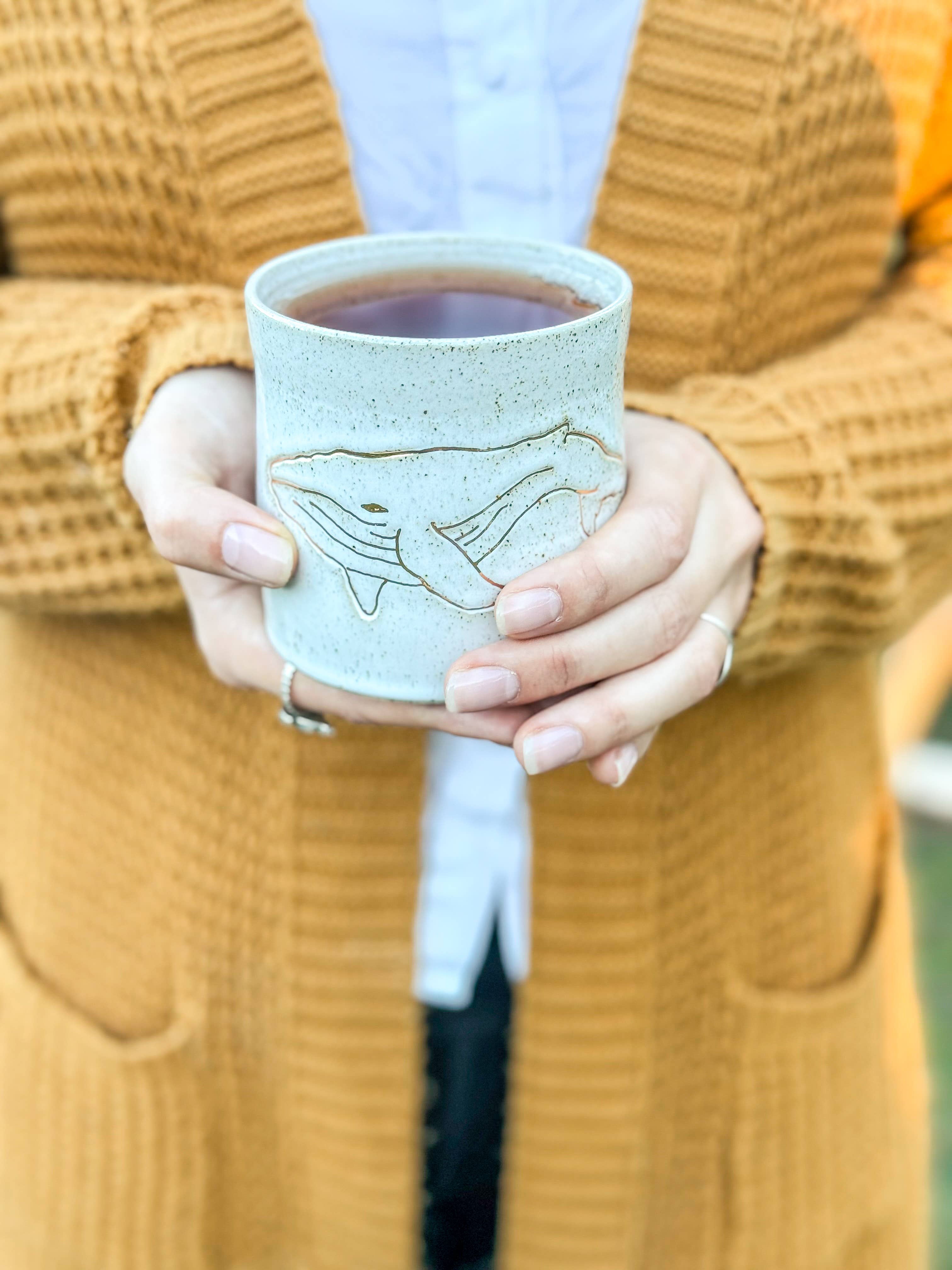 Wolf and Clay Pty Ltd - Wholesale Coffee mug - Whale - Ceramic Mug1