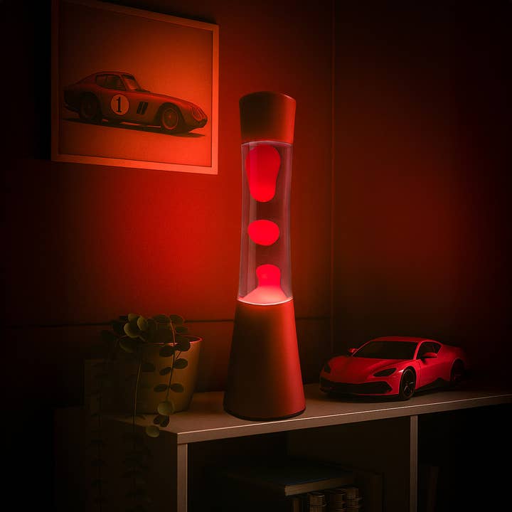 Fisura - Wholesale Lava lamp - Monochromatic red lava lamp tower (EU plug)1