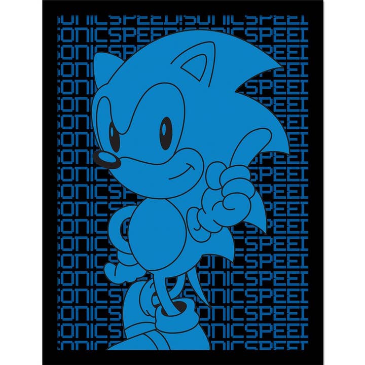 Sonic The Hedgehog (Sonic Speed) Wall Art Print for wholesale by Pyramid International