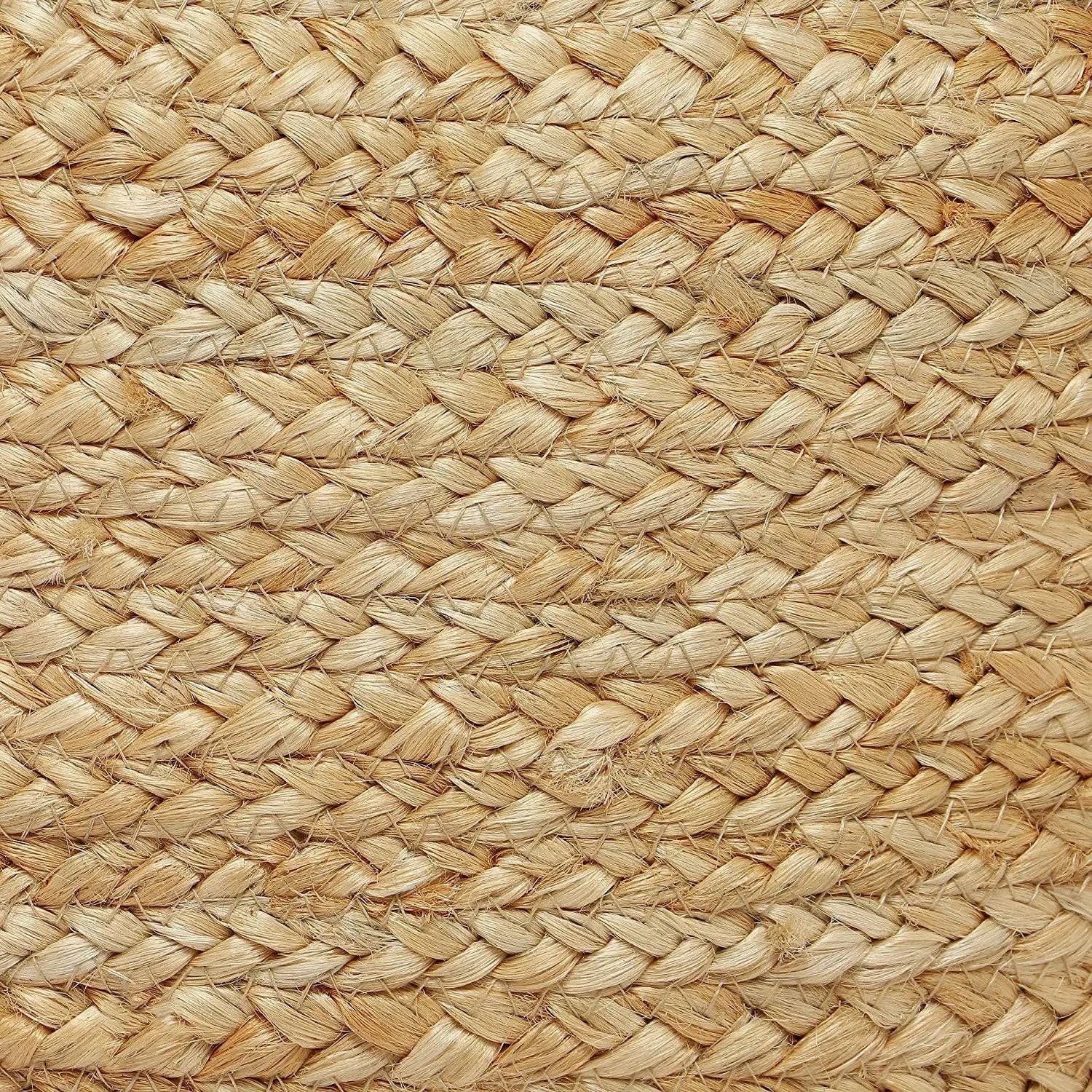 Natural · REDEARTH · Round 100% Jute Pouf (18"x18"x10"; Natural) for wholesale on Faire5