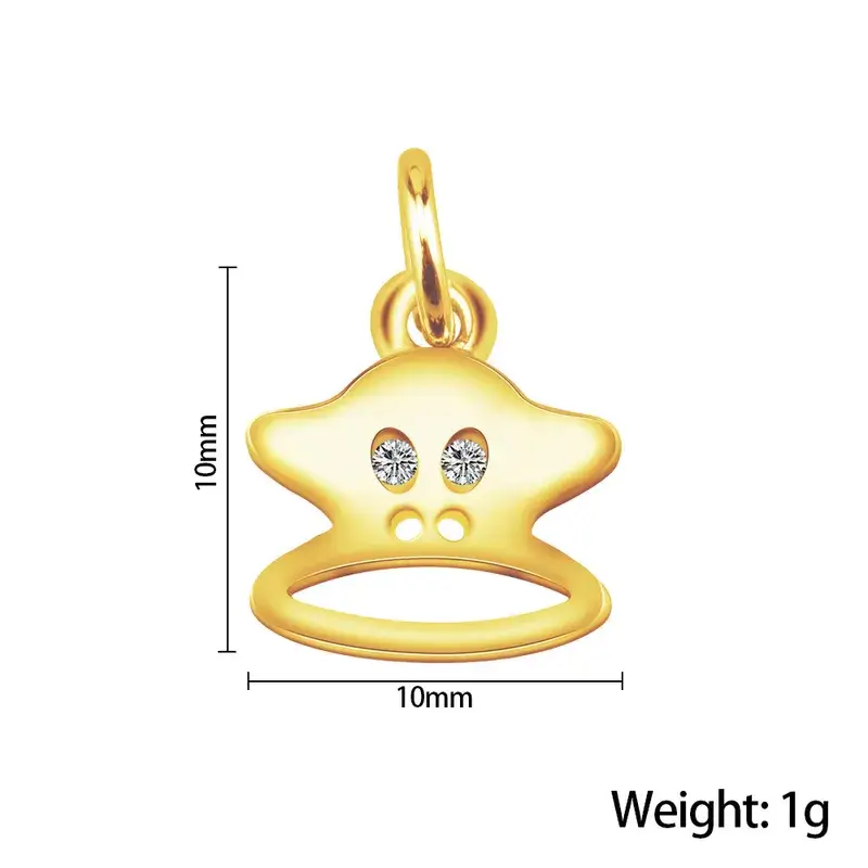 Sweet Cherry Sky - Wholesale Individual Charm/Pendant - Charm Pendants Assorted Stainless Steel for Necklace0