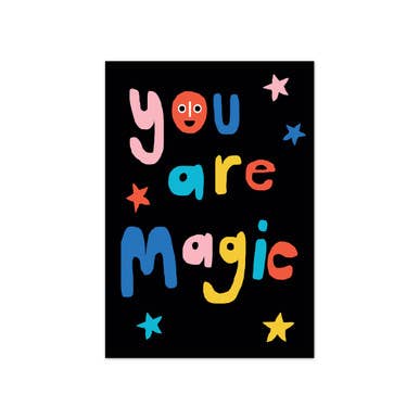 Magic by Wacka Postcard for wholesale by East End Prints - Greetings Cards & Postcards