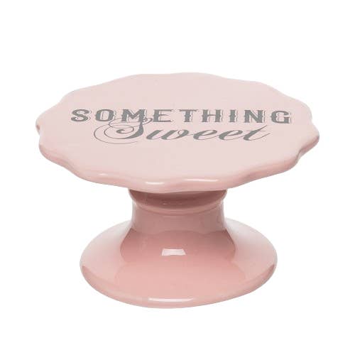 Pink Cer Something Sweet Cupcake Pedestal for wholesale on Faire