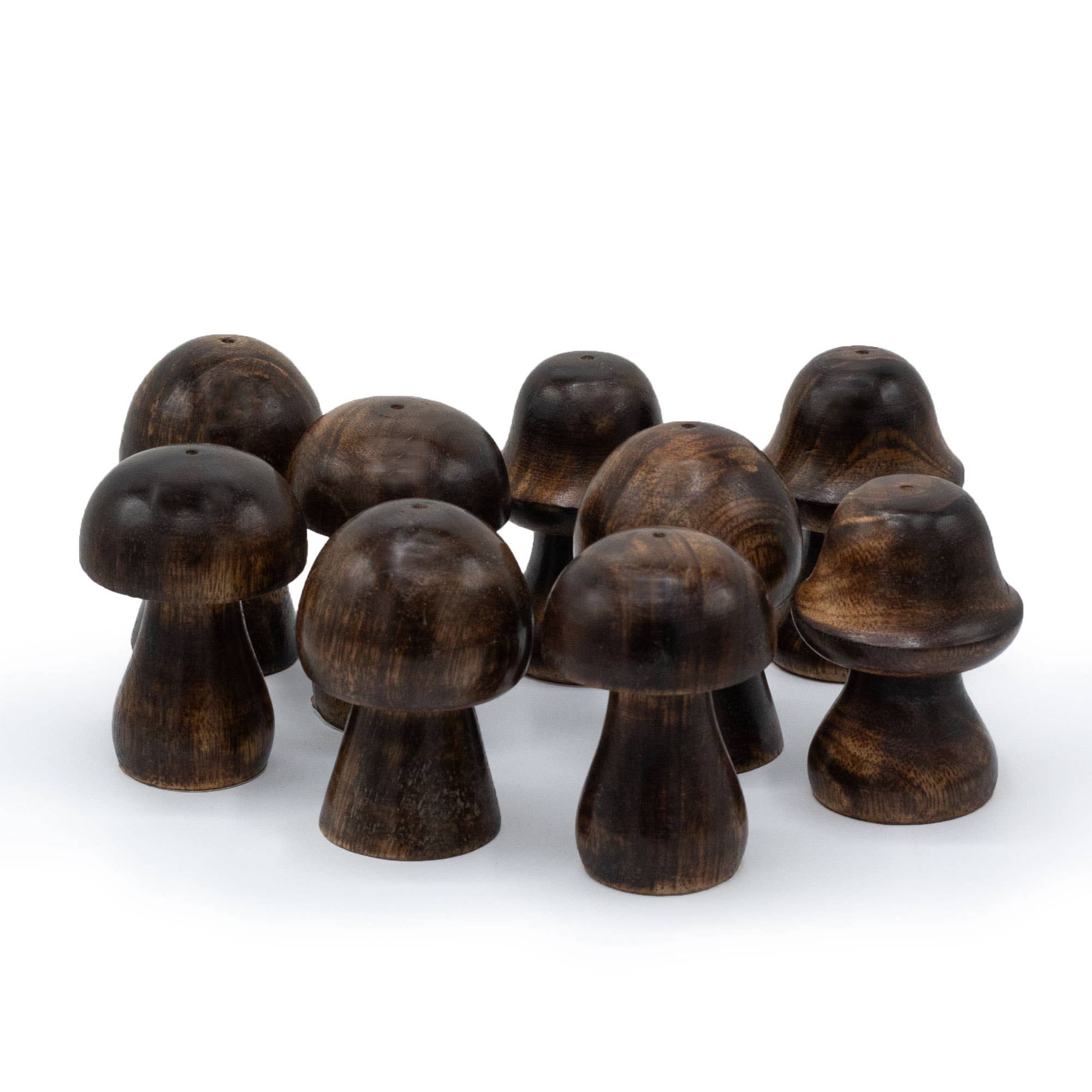 Ancient Wisdom – wholesale Incense holder – Set of 3 Mini Incense Mushrooms (8cm 7cm 6.5cm)4