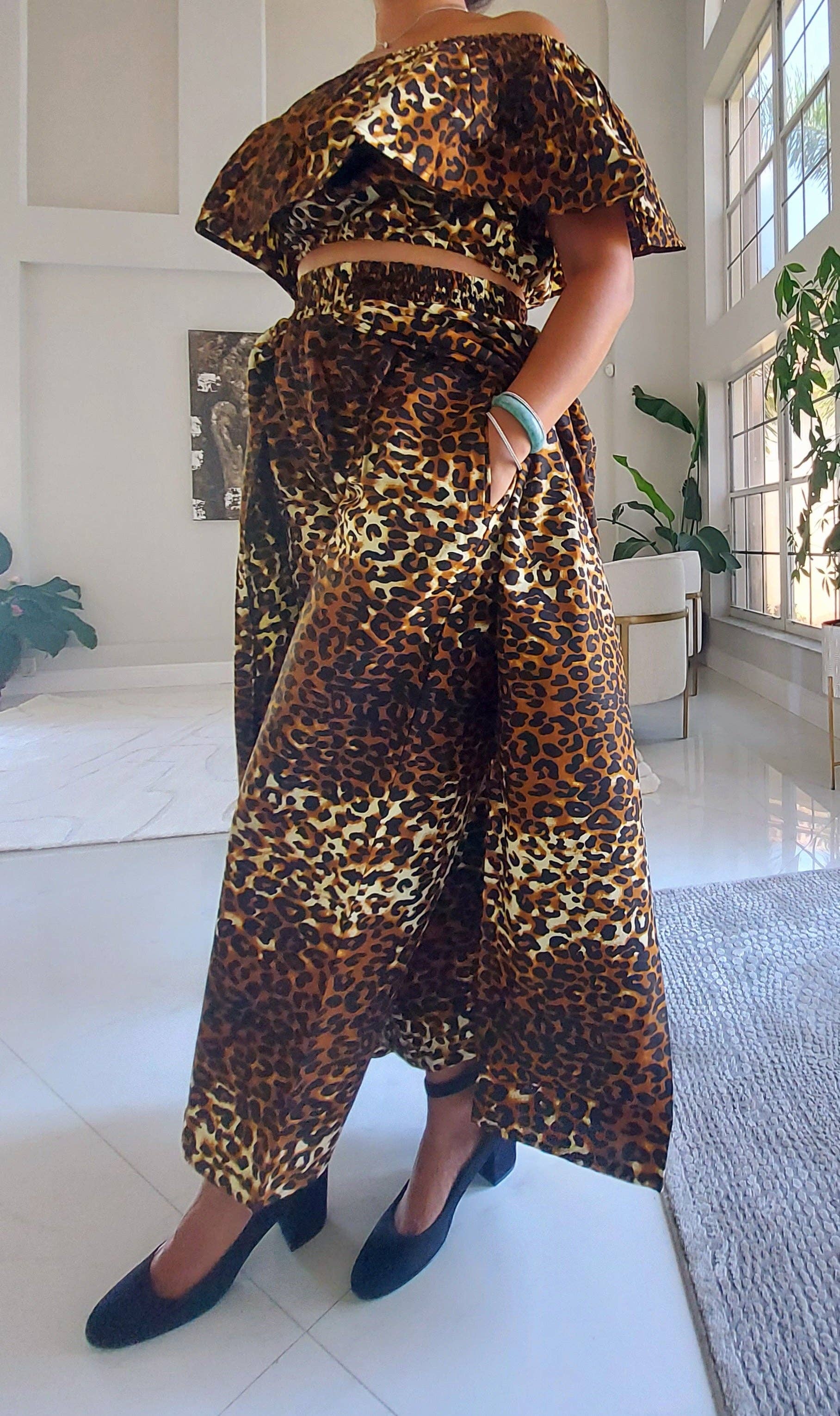 India Batik – wholesale Set med topp och byxa – Dam – 3012 Kvinnor Cape Pant & Blus Set3