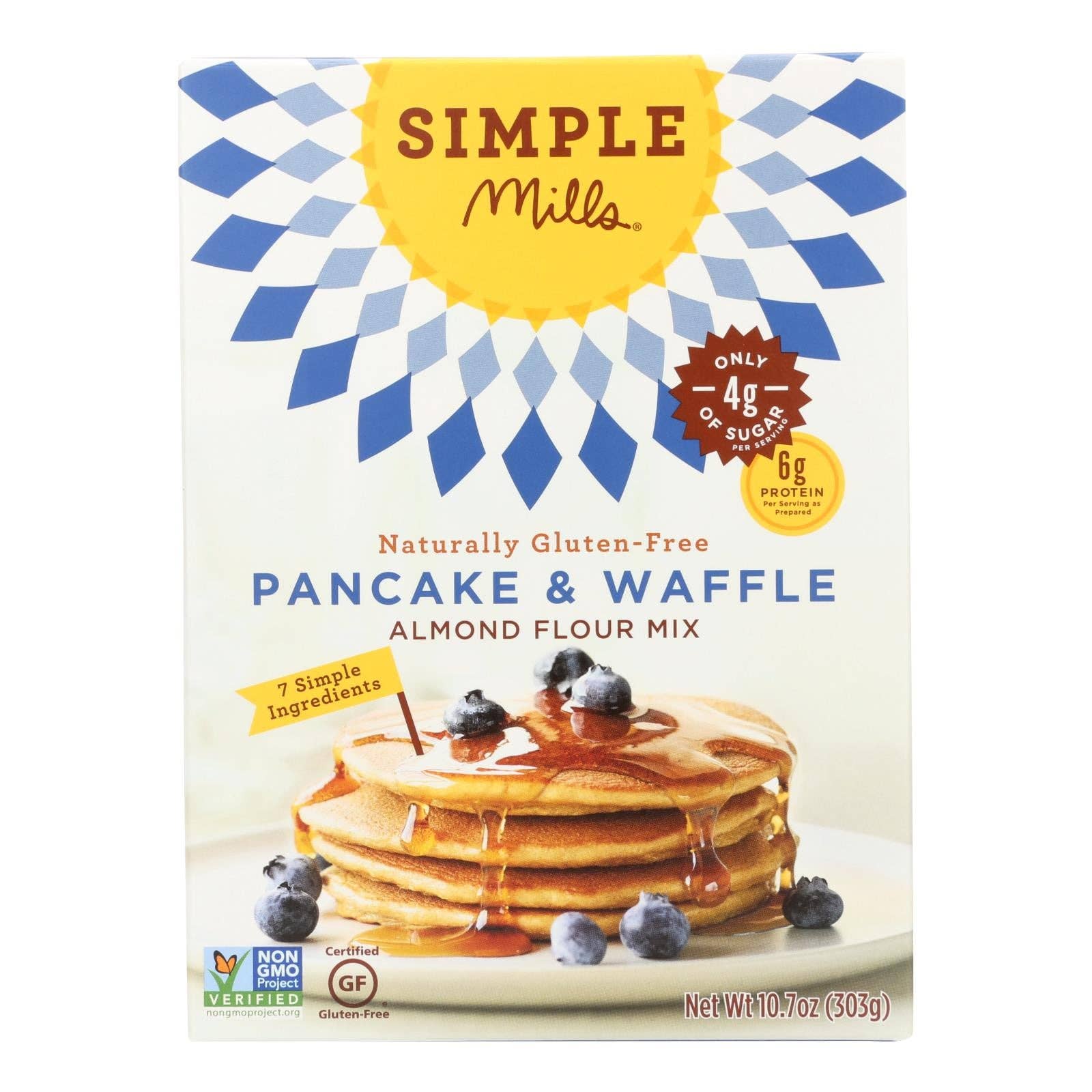 Ware Spark - Wholesale Pancake Mix - Simple Mills Almond Flour Pancake And Waffle Mix - Case Of 6 - 10.7 Oz.0