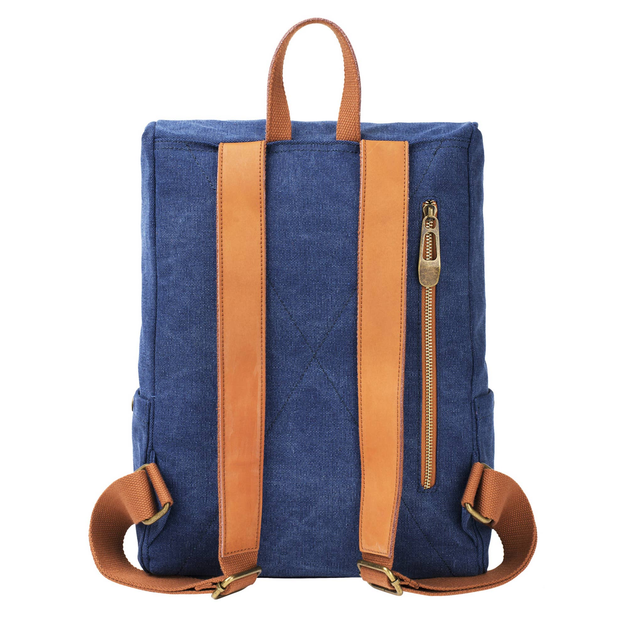ZEDE PARIS – Großhandel Rucksack – Damen – Quai de la Gare (XL) - Rucksack aus Leinen und Leder2