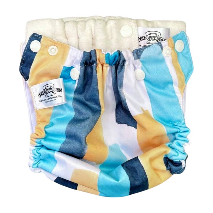 Flappy-Nappies - Wholesale Diaper (Cloth) - Baby - All-in-Two Diaper Cover and Belt (Printed PUL)20