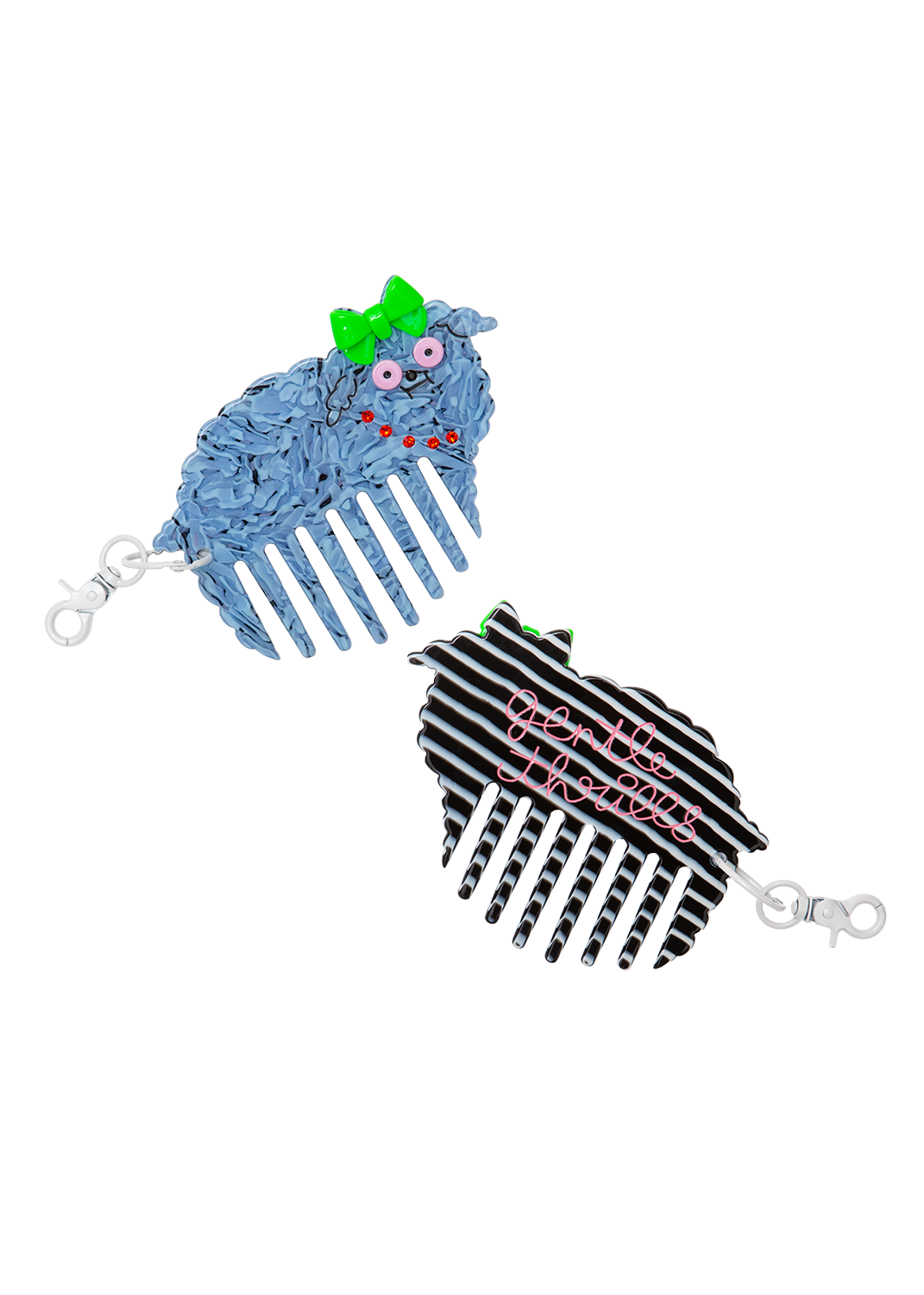 gentle thrills - Wholesale Hair Clip - Women's - poodle comb bag charm1