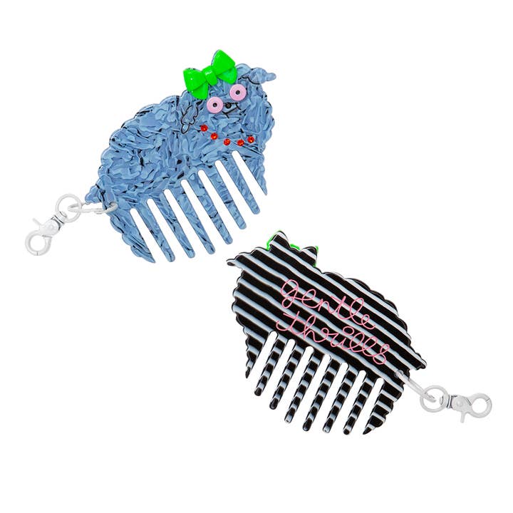 gentle thrills - Wholesale Hair Clip - Women's - poodle comb bag charm1