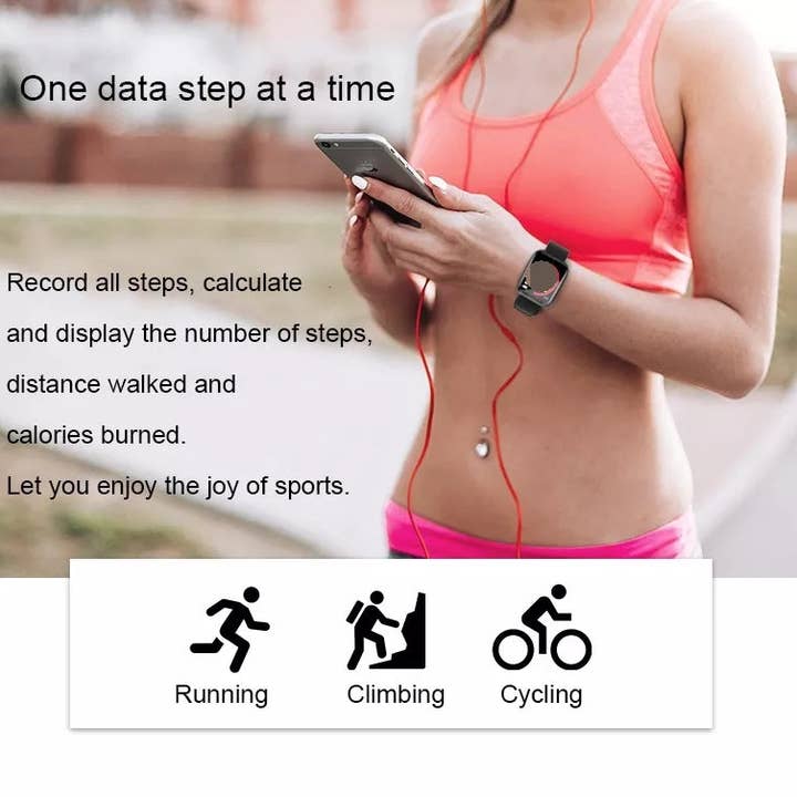 Savoy Active – wholesale Wrist watch – Women's – SMART WATCH WITH BRACELET - BLACK3