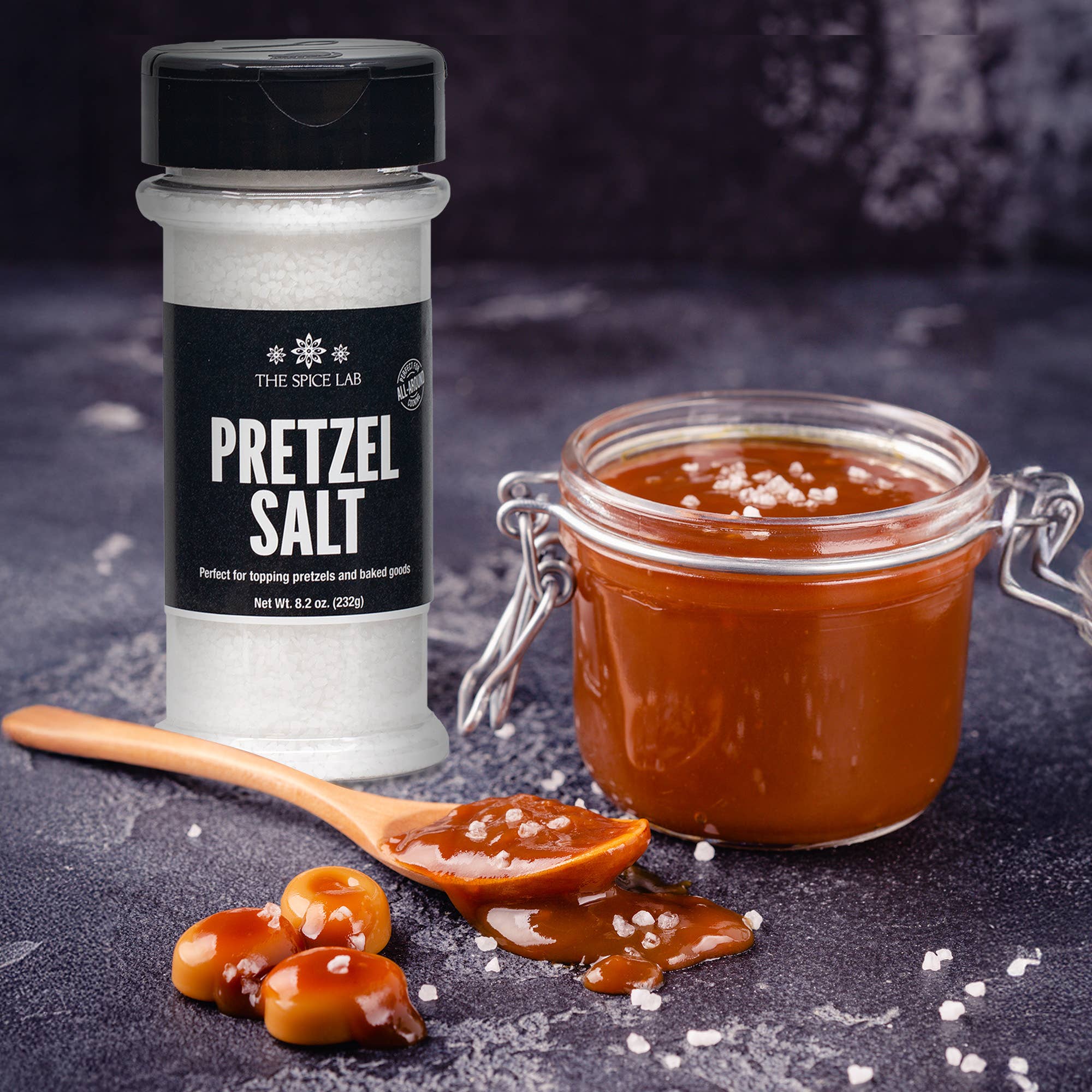 THE SPICE LAB - Wholesale Salt - Pretzel Salt - Case of 6 - 8.2 oz Shaker Jars $2.15 ea.7