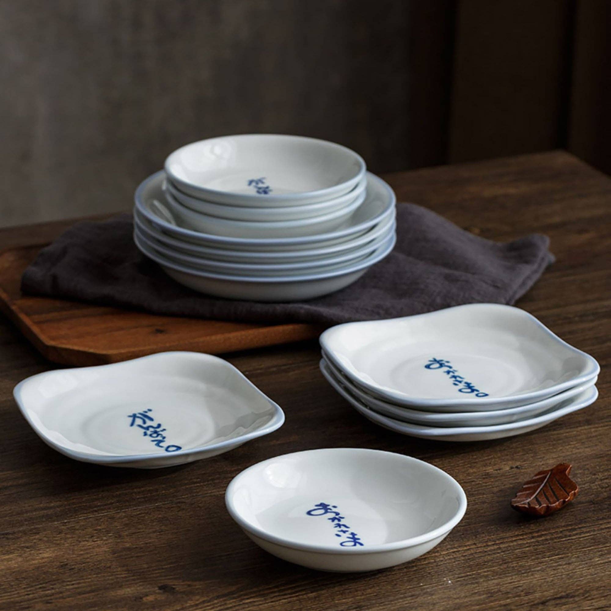 MinoCraft - Wholesale Dinner Plate - Plates with positive Japanese phrases7