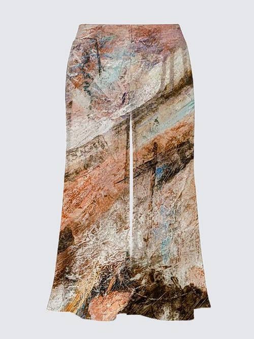 Pantalon Palazzo, tailles standard et grandes, taille haute pour la vente par Driftwood Gallery