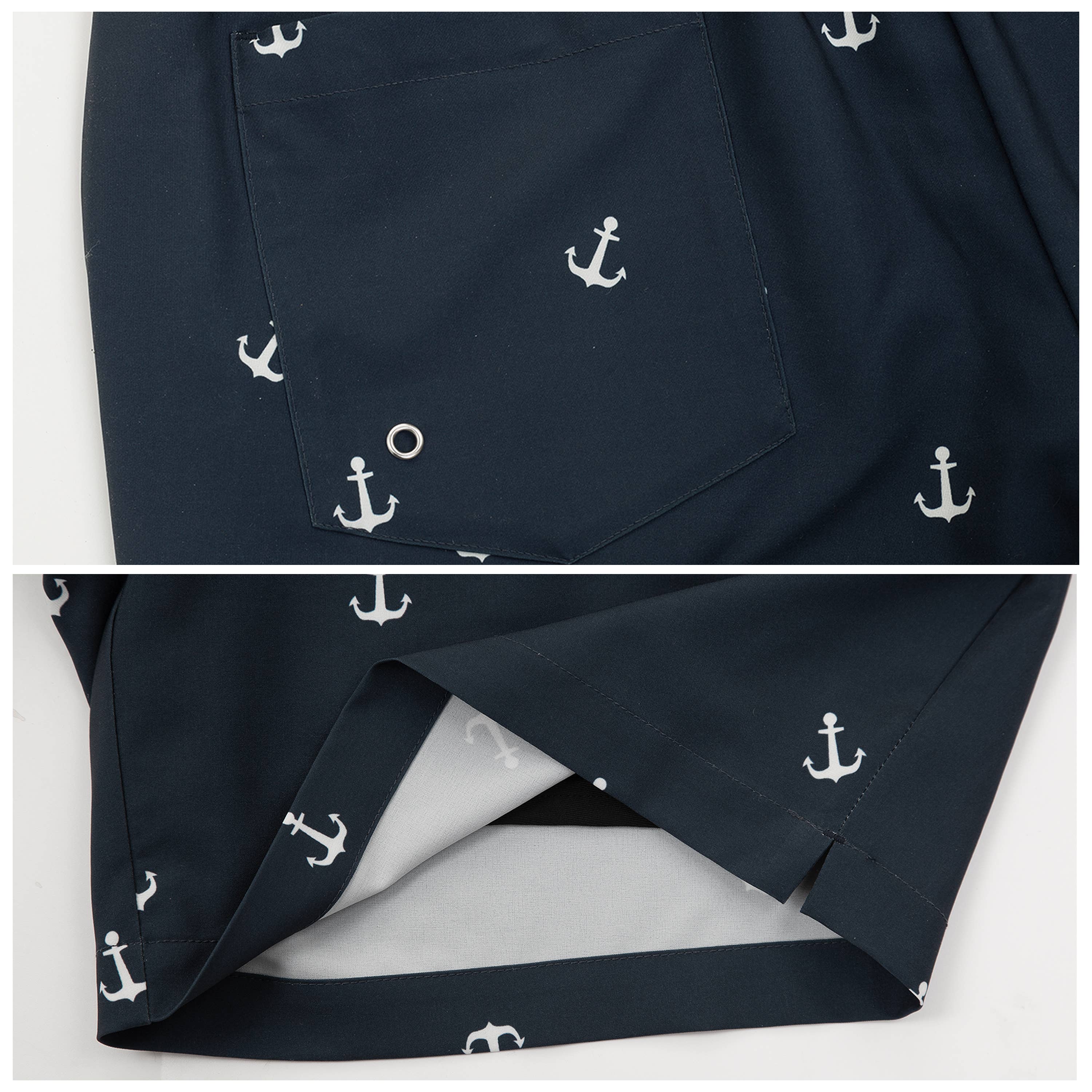 Rokka & Rolla - Wholesale Swim Shorts - Men's - Men's 7'' Stretch Swim Short with Compression Liner Swimwear28