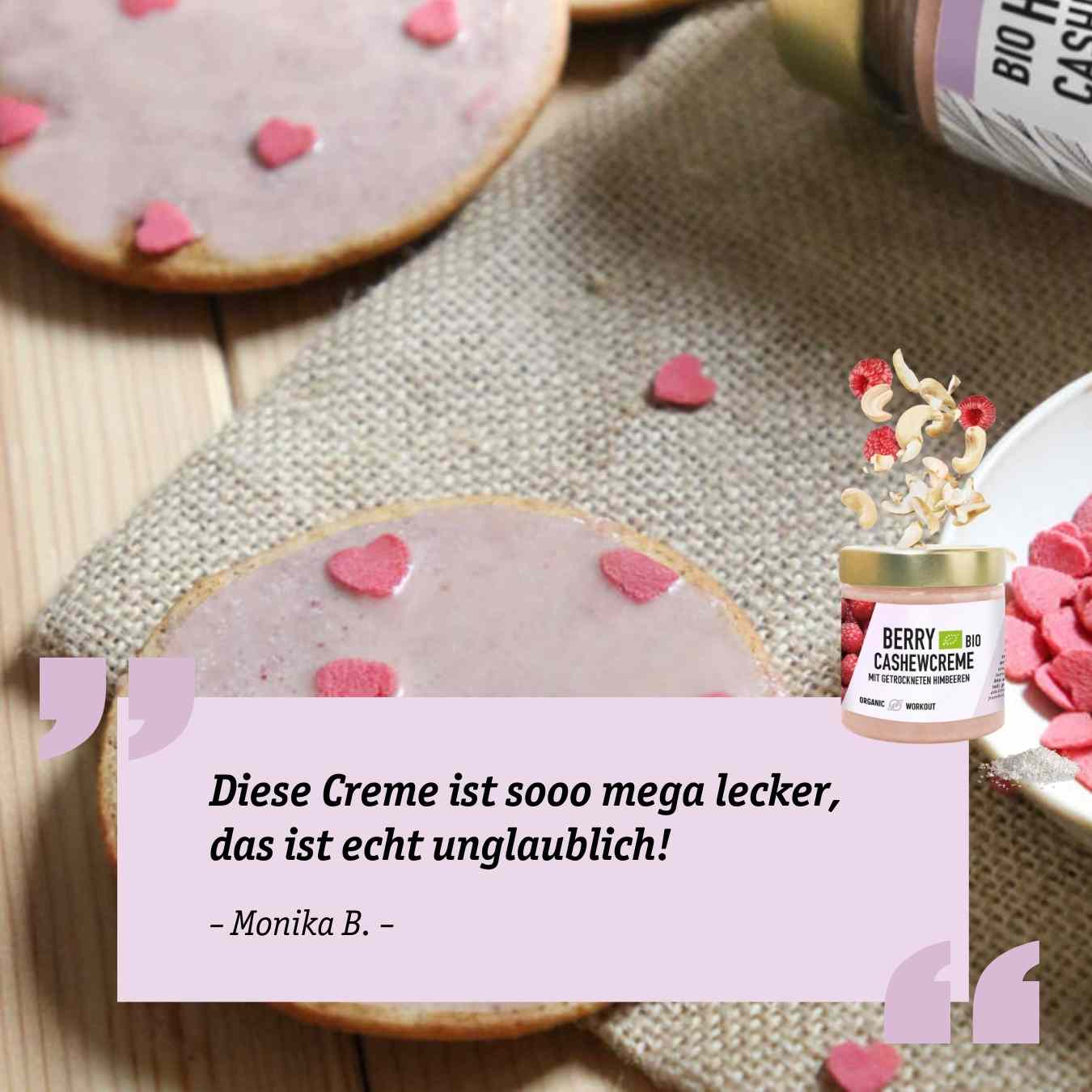 Organic Workout - Wholesale Nut Butter - Limited Edition Organic Cashew Raspberry Cream3