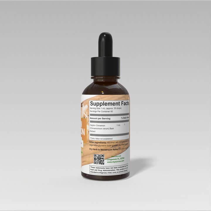 Succus - Wholesale Tincture - Ceylon Cinnamon Tincture - Bark Herbal Extract1