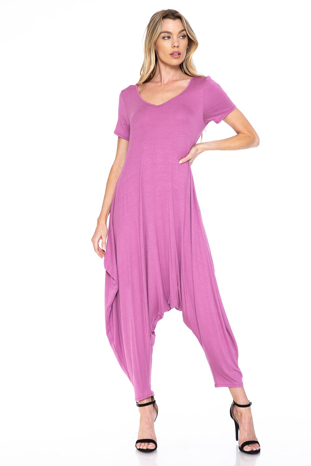 Allium - Wholesale Jumpsuit - Women's - Solid Harem Jumpsuit11