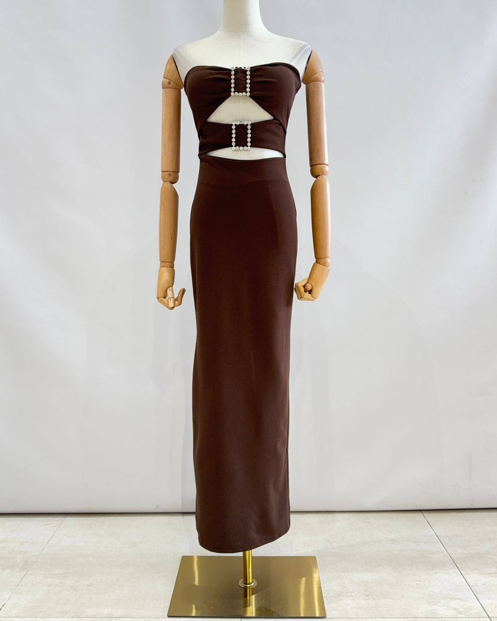 Invitadissimas - Wholesale Gown - Women's - Long dress buckles 431852