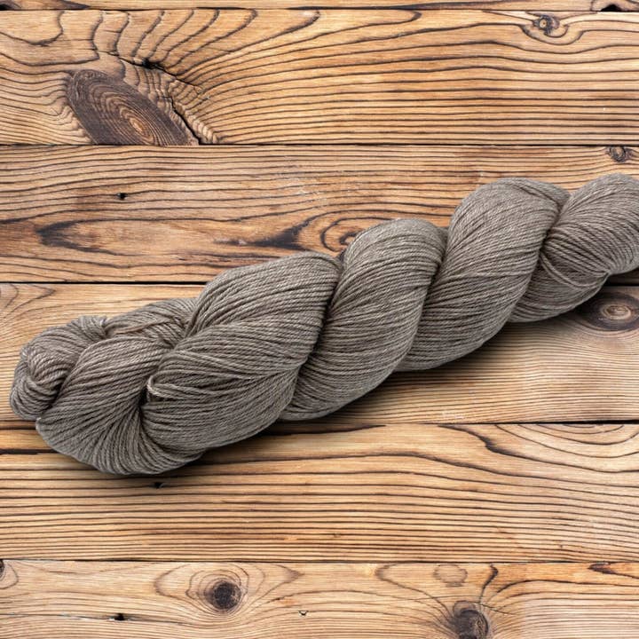 Undyed Yarn: Silky Grey Yak 4 Ply Knitting Yarn for wholesale by Rooster Undyed Yarns