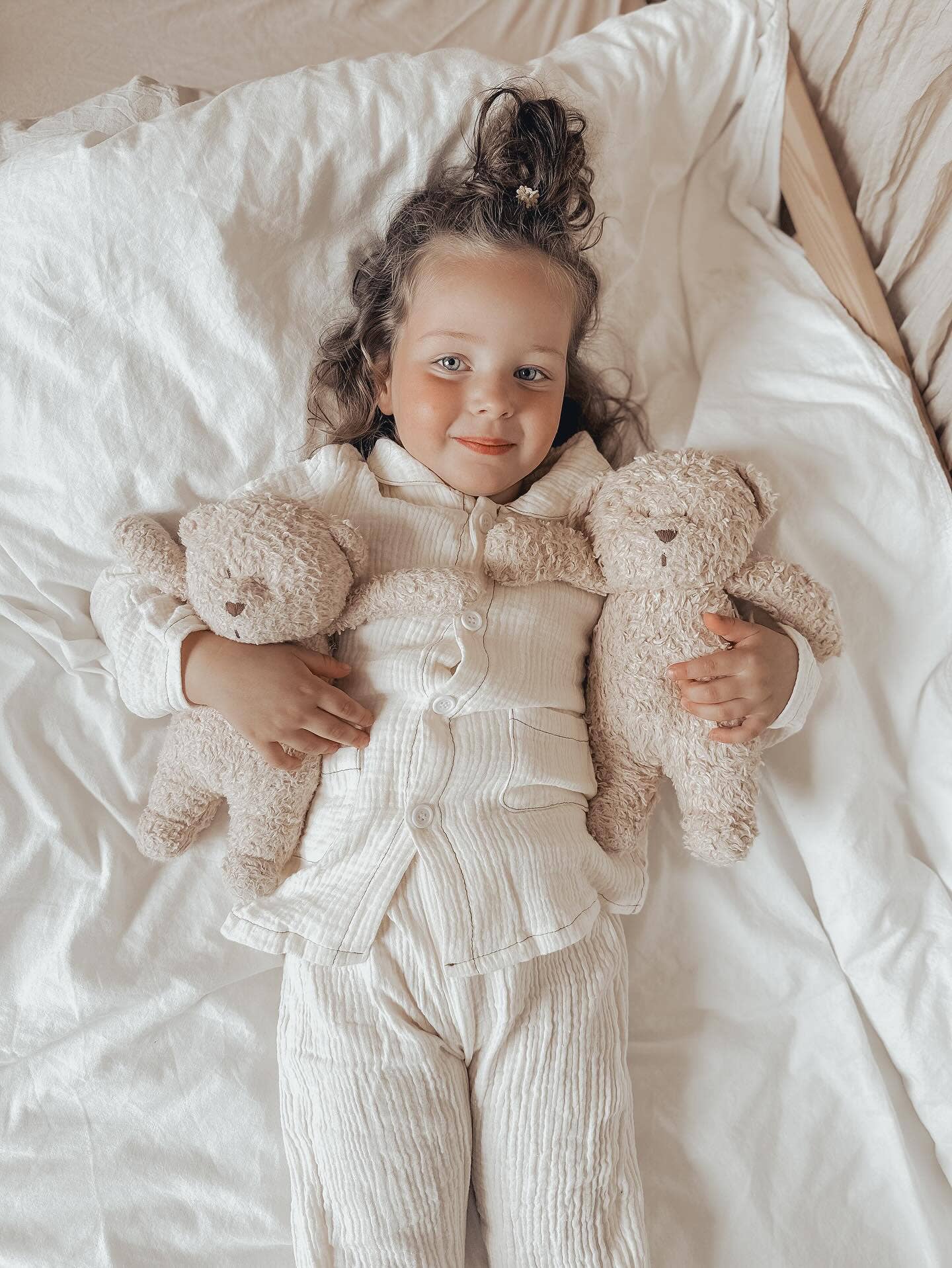 Annie & Charles - Wholesale Sleepwear Set - Kids - Annie & Charles® muslin cotton dot pajama set6