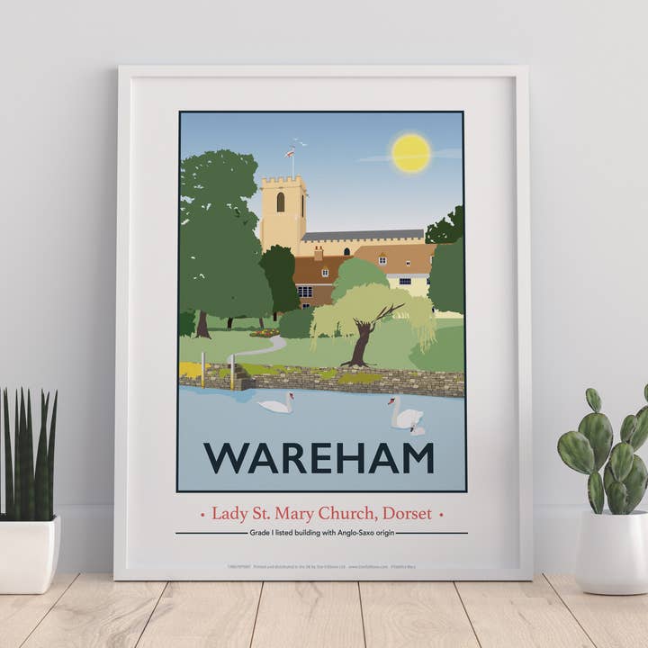 Lady St Mary Church, Wareham By Tabitha Mary Art Print for wholesale by Star Editions