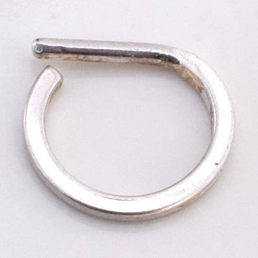 Tynd Square Septum Ring for engroshandel hos Renegade Silver