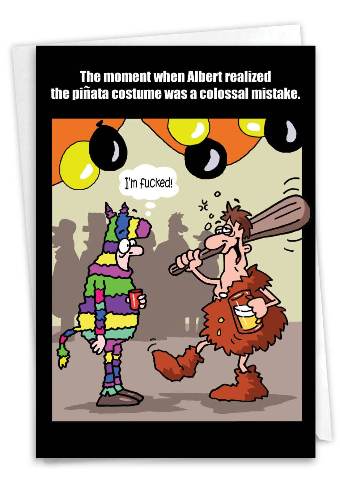 NobleWorks – Großhandel Halloween-Karten – Halloween-Karte - Pinata-Fehler0