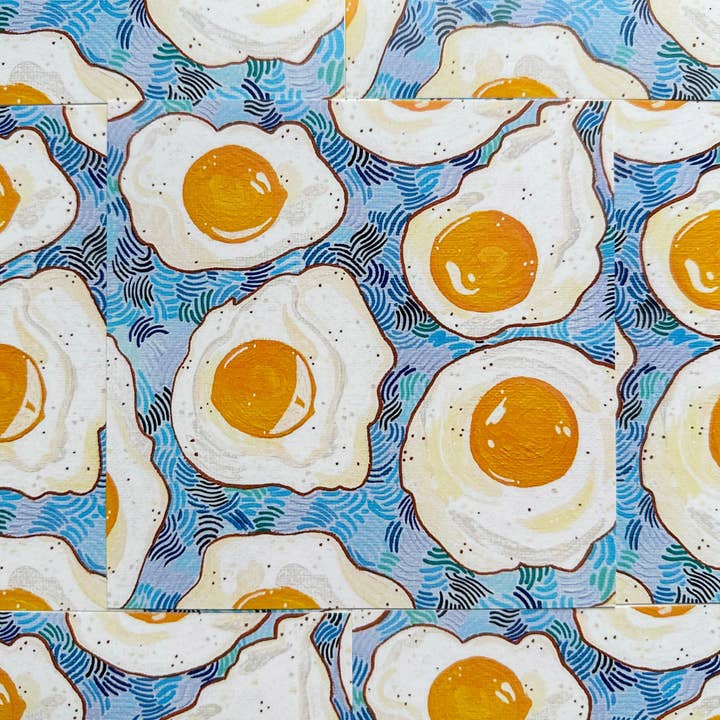 lu bremer design - Wholesale Art Print - eggs square mini art print - 5x58