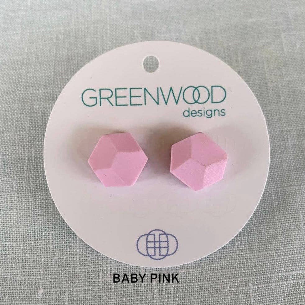 Greenwood Designs - Wholesale Stud/post earrings - Plain Rock Earrings24