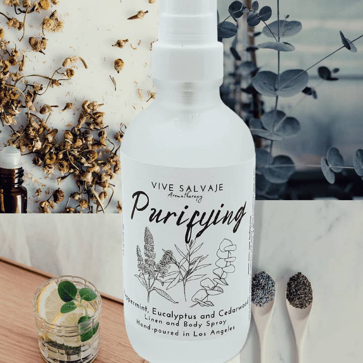 Healing Collection Purifying Room & Linen Spray for wholesale by Vive Salvaje Aromatherapy
