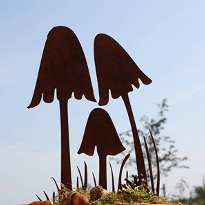 Rostikal - Wholesale Outdoor Ornament/Decor - Rust decoration mushrooms | Autumn decoration ideas made of metal for the garden3