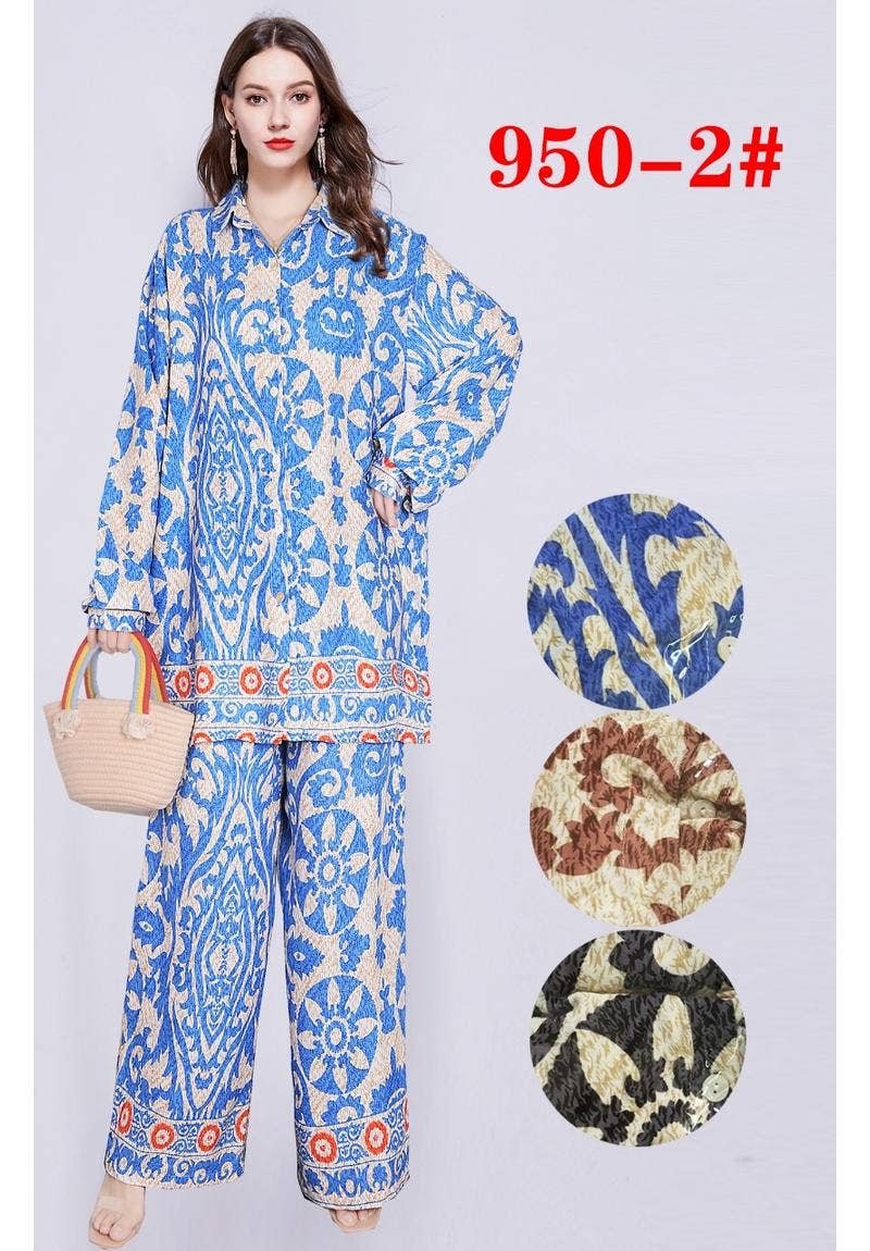 LUSA MODE - Wholesale Top & Pant Set (NOT Loungewear) - Women's - Sets 950-22