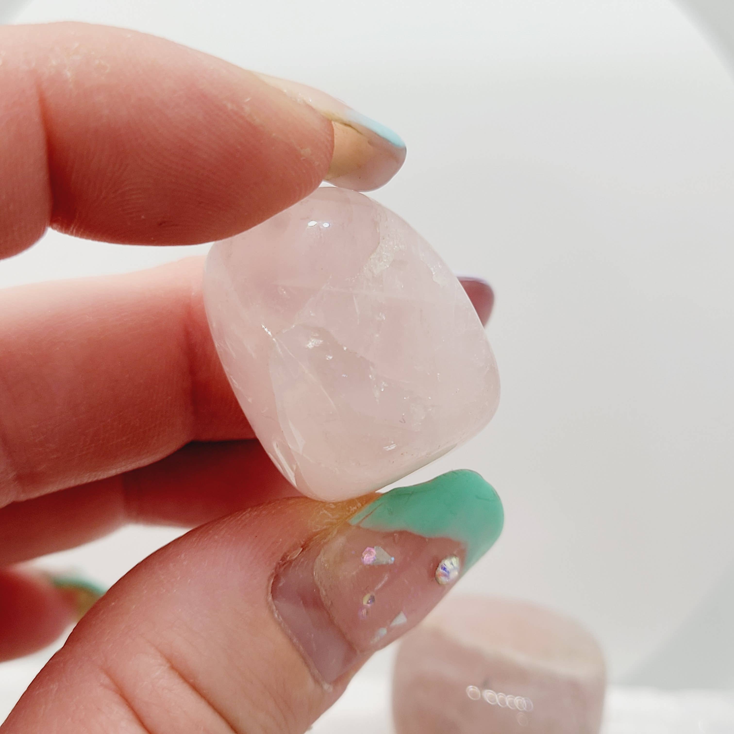 The Raven's Edge - Wholesale Spiritual Stone/Crystal - Rose Quartz Tumbles India Metaphysical Reiki Spa2