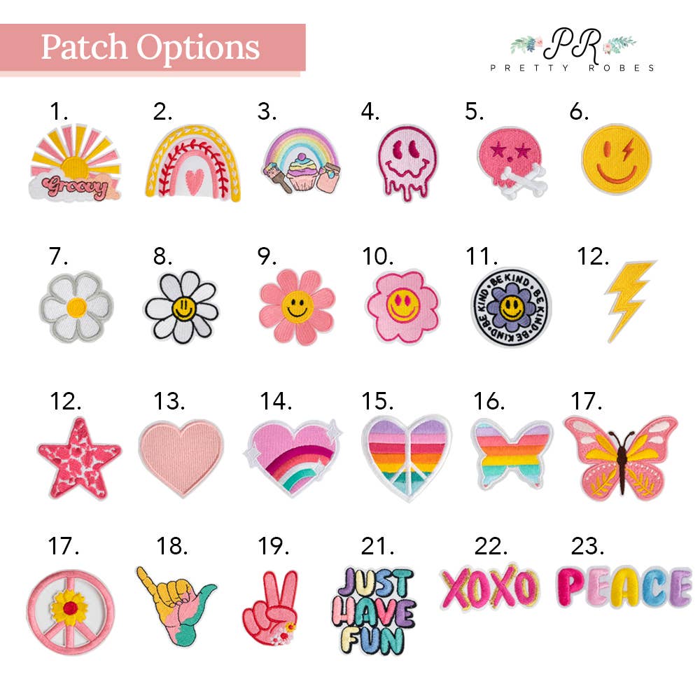 GiftsbyPR - Wholesale Spijkerjack - Kinderen - Gepersonaliseerd denim jack voor kinderen met naam - bloemmeisjesjas6