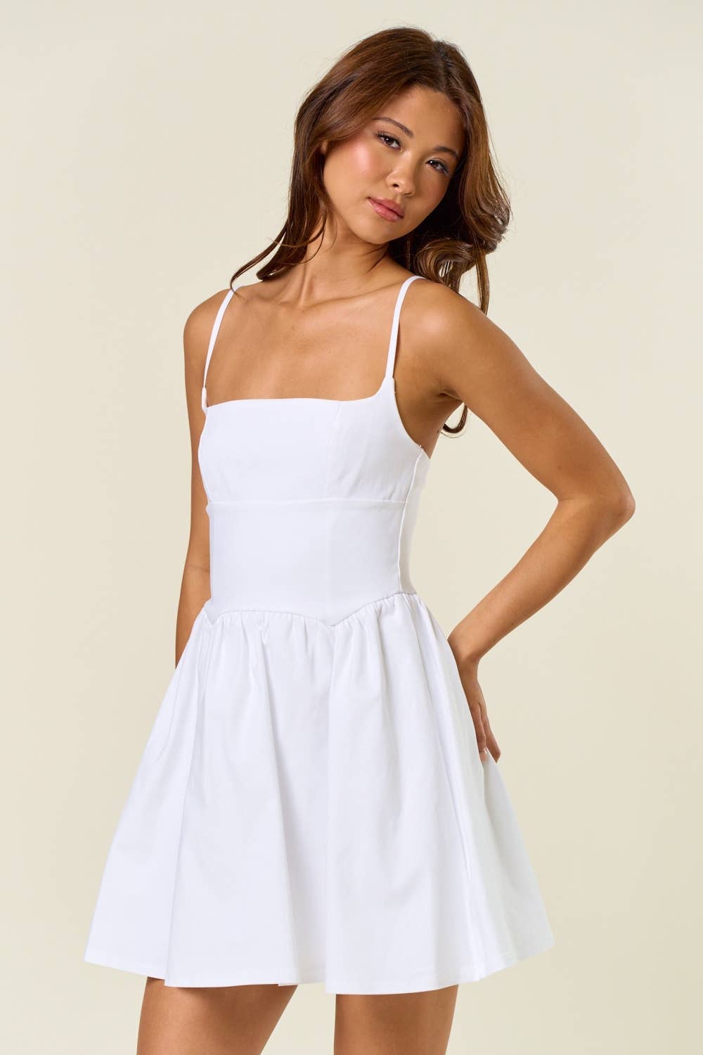 Blue Blush - Wholesale Dress - Women's - BD25319 Fit & Flare Mini Dress4