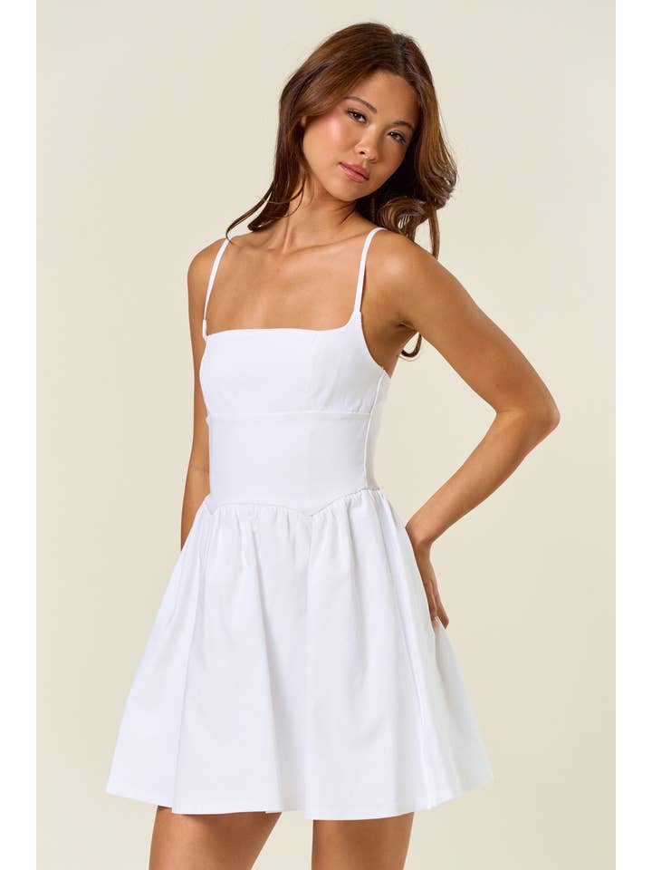 Blue Blush - Wholesale Dress - Women's - BD25319 Fit & Flare Mini Dress4