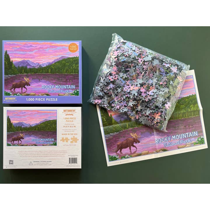 Noteworthy Paper & Press - Vendita all'ingrosso Puzzle - Adulti - Puzzle del Parco Nazionale di Rocky Mountain4