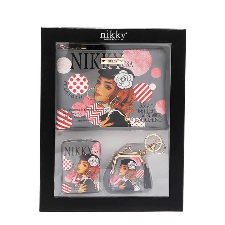 Nicole Lee USA - Wholesale Pouch - Unisex - Nikky Pouch Gift Set