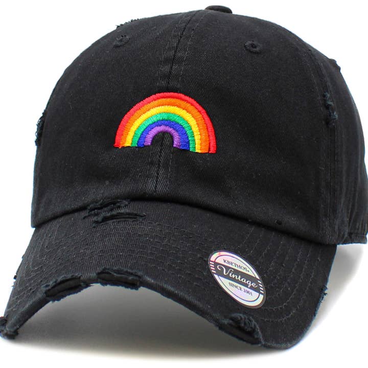 KBETHOS - Wholesale Baseball Cap - Unisex - Pride Rainbow Vintage Dad Hat12