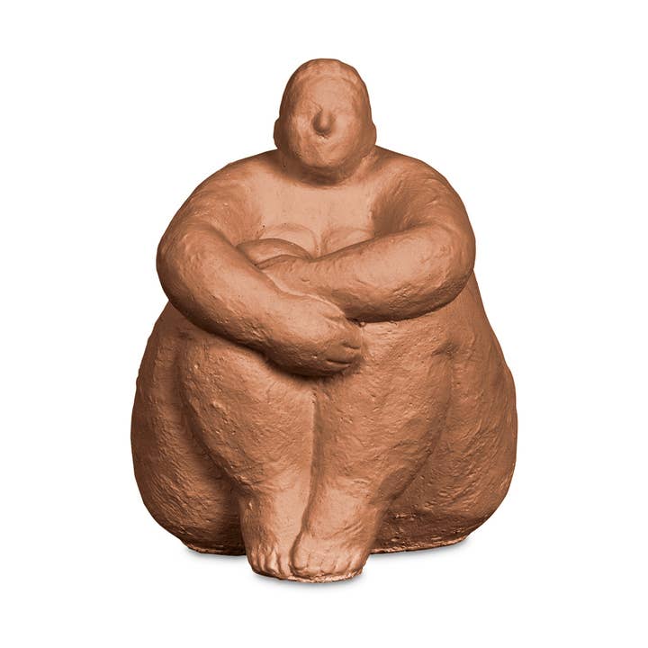 Women's decoration Terracotta seat W14 P14 H17.5cm for wholesale by Opjet Paris