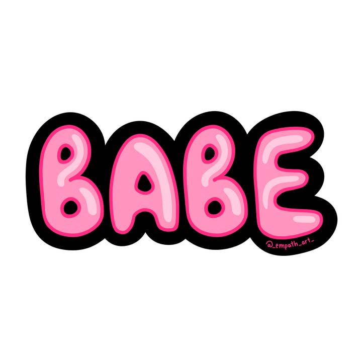"Babe" Sticker for wholesale by Empath Art
