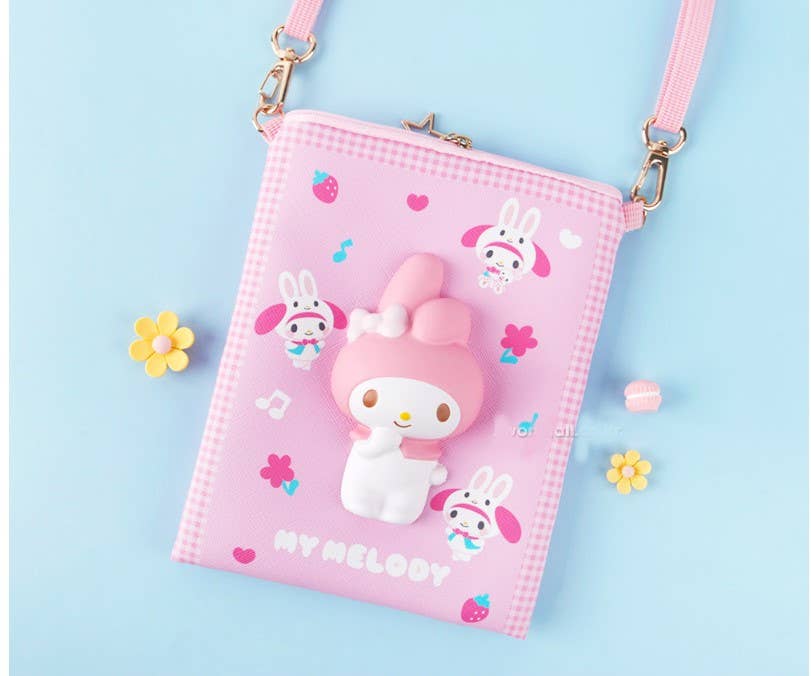 K-Wonderland - Wholesale Crossbody Bag - Women's - Sanrio Characters squeeze and bag, Phone, mobile Cross bag3