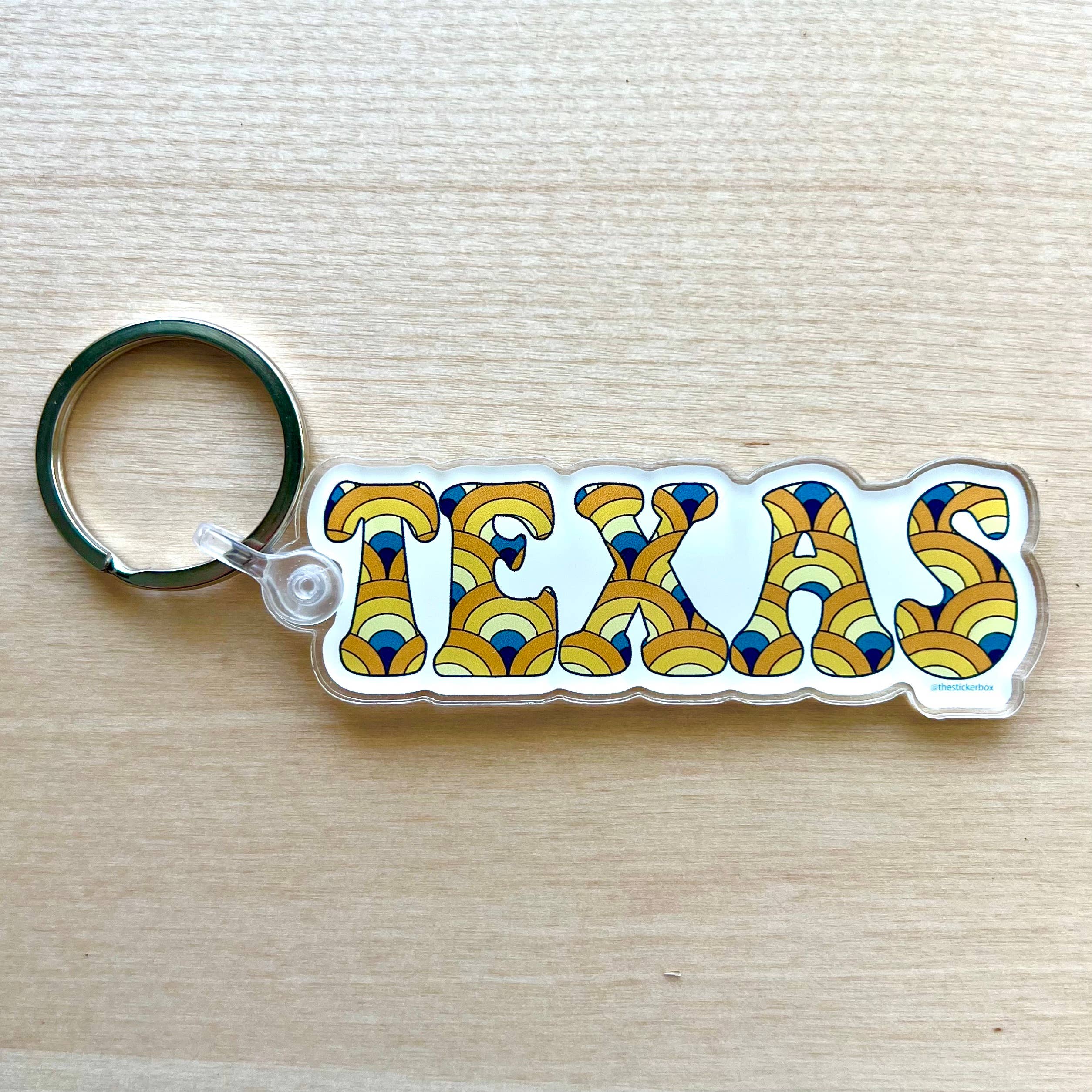 The Sticker Box | Texas Inspired Stickers & Magnets - Wholesale Keychain - Unisex - Texas Keychains - Texas Lover Gift Souvenir Stocking stuffer1