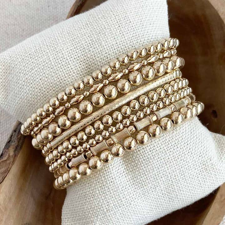 Strukturierter Armbandstapel für den Großhandel von Hayden B. Jewelry