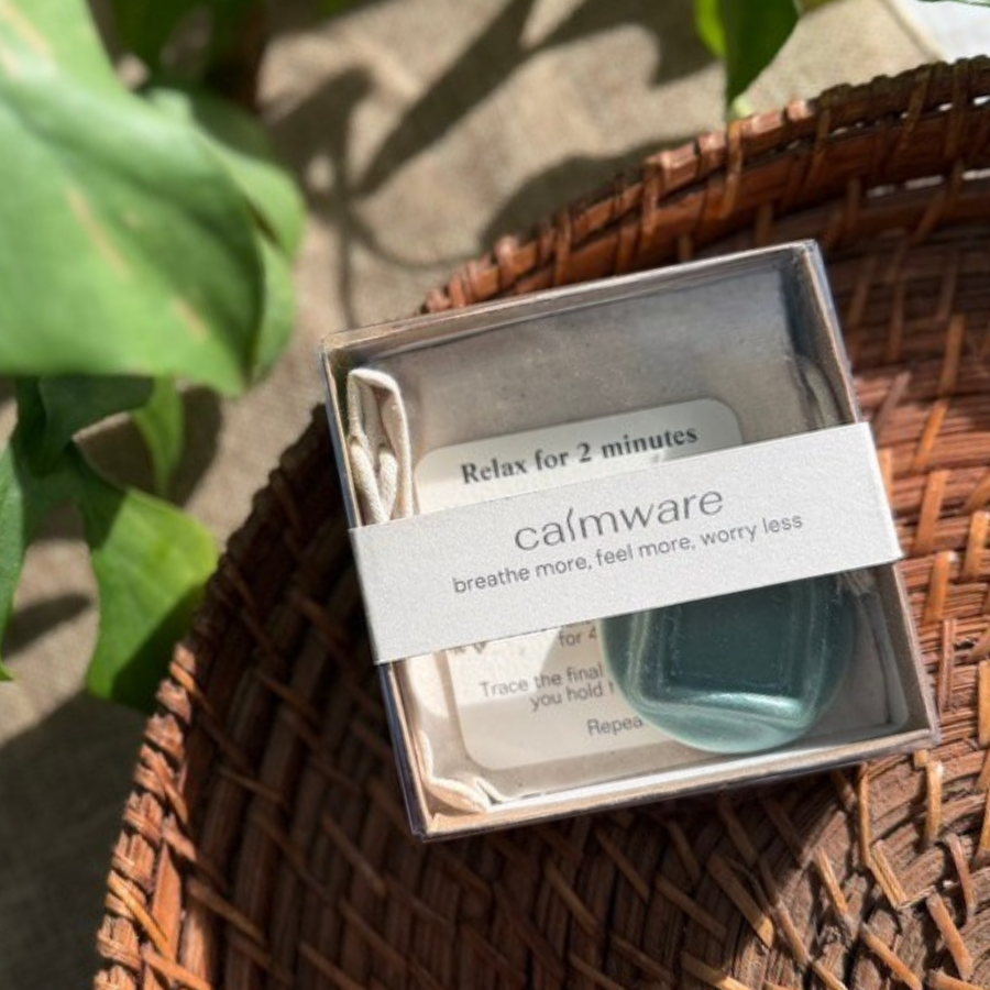 Calmware - Wholesale Decorative Tabletop Object - Box Breathing Tile – Small Guided Breathing Aid2