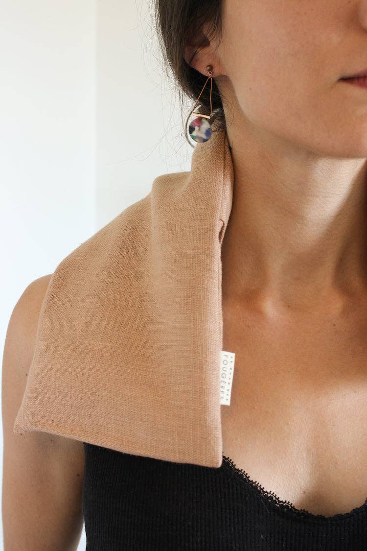 Le Gang des Fougères – wholesale Varm/kall kompress – Cervikal värmekudde med linfrön – Lin Cimarron1